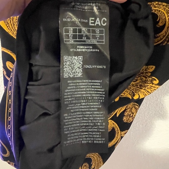 Guess Black and Gold Mini Jenni Dress - Picture 6 of 6